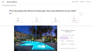 
                            4. Hanover Foxborough - Foxborough, MA apartments for rent