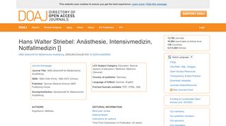 
                            9. Hans Walter Striebel: Anästhesie, Intensivmedizin ...