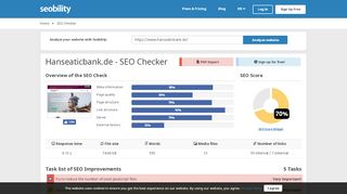 
                            7. hanseaticbank.de | Website SEO Review | Seobility.net