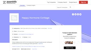 
                            9. Happy Hormone Cottage - Overview, News & Competitors | ZoomInfo ...