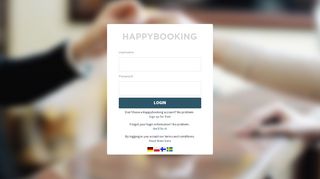 
                            8. Happybooking - Login