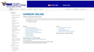 
                            1. Harbor Online - Los Angeles Harbor College