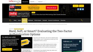 
                            1. Hard, Soft, or Smart? Evaluating the Two-Factor Authentication Options