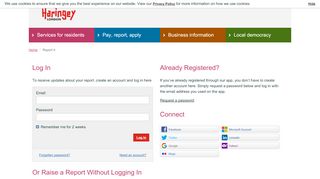 
                            9. Haringey - Log In