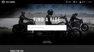 
                            4. Harley-Davidson Ride Planner