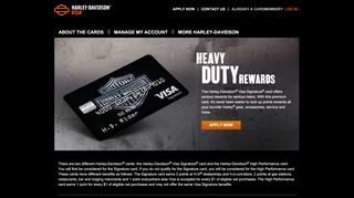 
                            4. Harley-Davidson® Visa Card - Signature Card Benefits