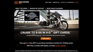 
                            6. Harley-Davidson® Visa Credit Card from U.S. Bank