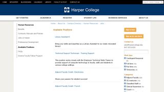 
                            8. : Harper College