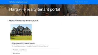 
                            8. Hartsville realty tenant portal