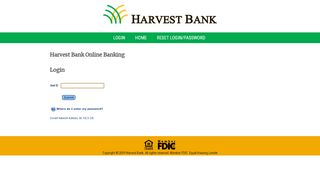 
                            9. Harvest Bank Online Banking Login