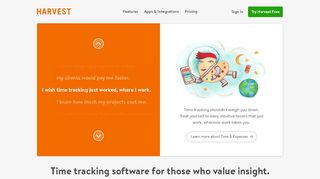 
                            10. Harvest: Simple Online Time Tracking Software