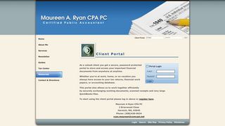 
                            8. Harwich, MA Accounting Firm | Client Portal Page | Maureen A Ryan ...