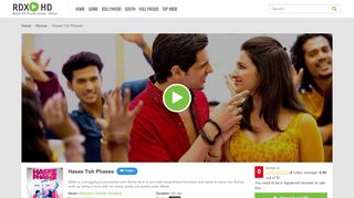 
                            8. Hasee Toh Phasee Watch Online Full Movie - Rdxhd