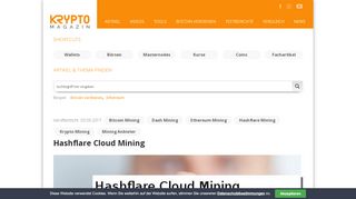 
                            7. Hashflare Cloud Mining - Lesen Sie mehr über das ...