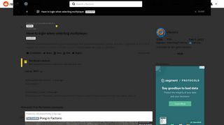 
                            4. Have to login when selecting multiplayer. : factorio - Reddit
