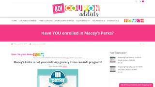 
                            3. Have YOU enrolled in Macey's Perks? - 801 Coupon Addicts