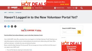 
                            2. Haven't Logged in to the New Volunteer Portal Yet? - AARP States