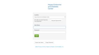 
                            9. Hayes Endocrine and Diabetes Center - Patient Portal Login