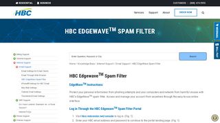 
                            7. HBC EdgeWave Spam Filter