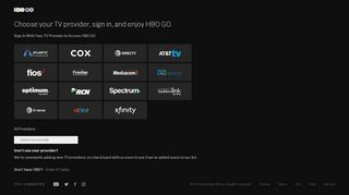 
                            8. HBO GO®. It's HBO. Anywhere.®