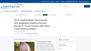 
                            6. HCA Capital News: Portsmouth NH: Appledore Medical Group Names ...