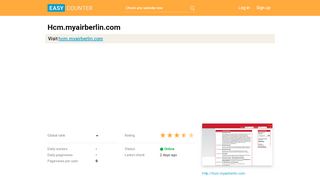 
                            7. Hcm.myairberlin.com: Mein HCM