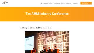 
                            7. HCP Conference Events | AHM