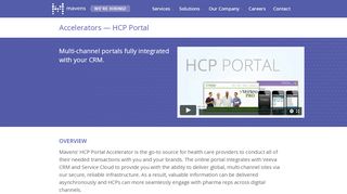 
                            6. HCP Portal | Mavens