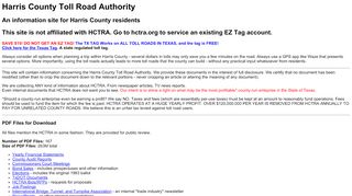 
                            1. hctra.co - Harris County Toll Road Authority