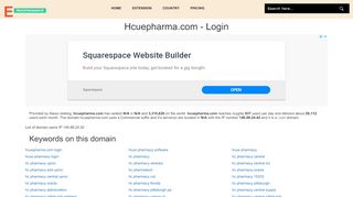 
                            4. Hcuepharma.com - Login