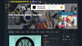 
                            8. HD Portals With Hands [Portal 2] [Skin Mods] - GameBanana