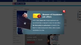 
                            1. HDFC Bank Careers - Latest Private Bank Job …