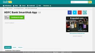 
                            4. HDFC Bank SmartHub App 1.5 Free Download