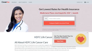 
                            9. HDFC Life Cancer Care Plan: Compare premium, Benefits ...