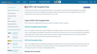 
                            5. HDFC Life Child Plans | HDFC Young Star Plans