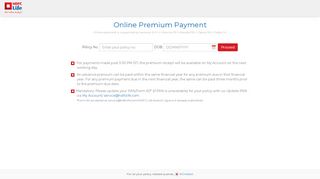 
                            2. HDFC Life|Online Premium Payment