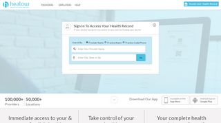 
                            7. Healow Home Page