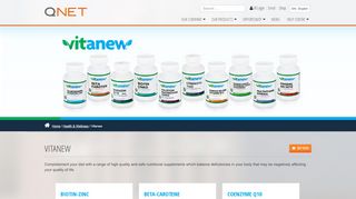 
                            2. Health And Wellness Products | Vitanew - QNet