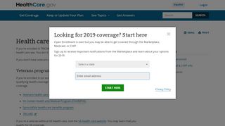 
                            7. Health care coverage options for military veterans ...