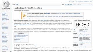 
                            5. Health Care Service Corporation - Wikipedia