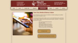 
                            9. Health Concepts Patient Portal