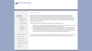 
                            9. Health Information Designs, LLC. » AL PDMP