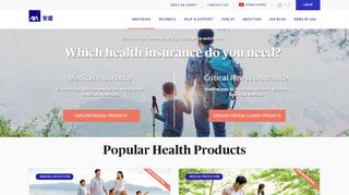 
                            5. Health Insurance - AXA Hong Kong