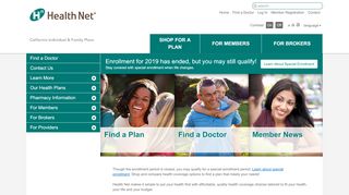 
                            8. Health Net Individual and Family Plans California