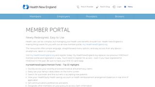 
                            9. Health New England Member Portal