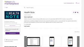 
                            9. Health Note | Marketplace | athenahealth