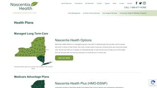 
                            3. Health Plans | Nascentia Health