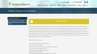 
                            1. Health Portal Instructions – Sugarloaf Medical