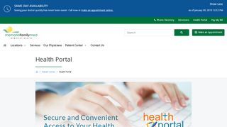 
                            1. Health Portal | Memorial Family Med