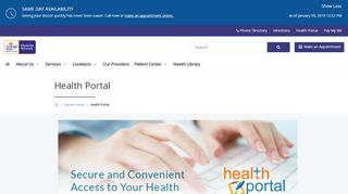 
                            4. Health Portal | Orange Park Medical Network